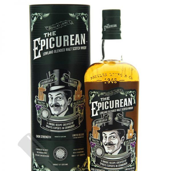 The Epicurean 12 Years Lowland Blended Malt Scotch Whisky Fles 70 Cl.