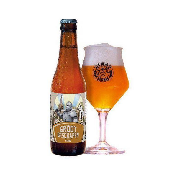 Brouwerij Het Platte Harnas Groot Geschapen Blond Fles 33 Cl.