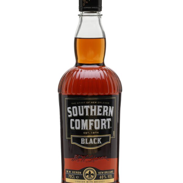 Southern Comfort Black Liqueur With Whisky Fles 70 Cl.